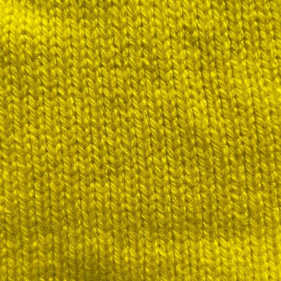 Cos 100% Cashmere Mustard Yellow Beanie Winter Knit Hat One Size NWT - Picture 6 of 7